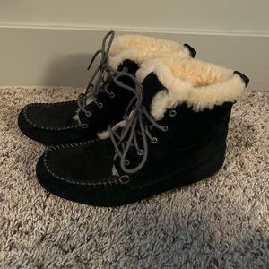 Black Ugg Chickaree Booties